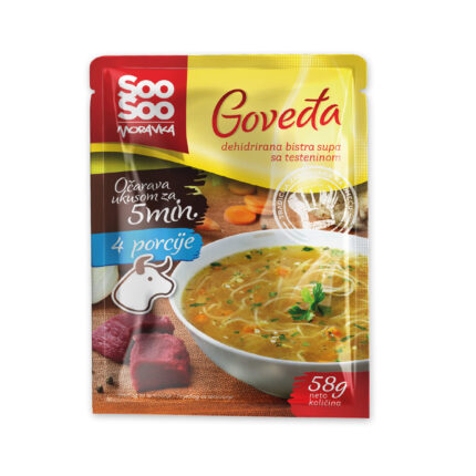 Gove?a bistra supa sa testeninom 58gSupe i soseviBistre supeSooSoo