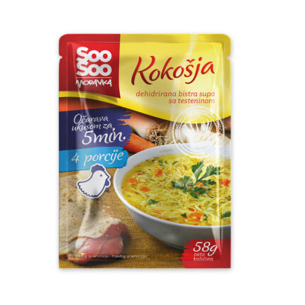 Kokoja bistra supa sa testeninom 58gSupe i soseviBistre supeSooSoo