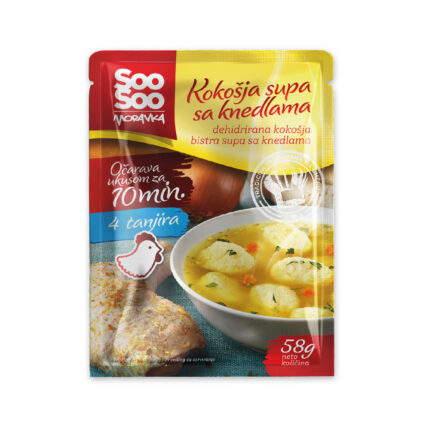 Kokoja bistra supa sa knedlama 58gSupe i soseviBistre supeSooSoo