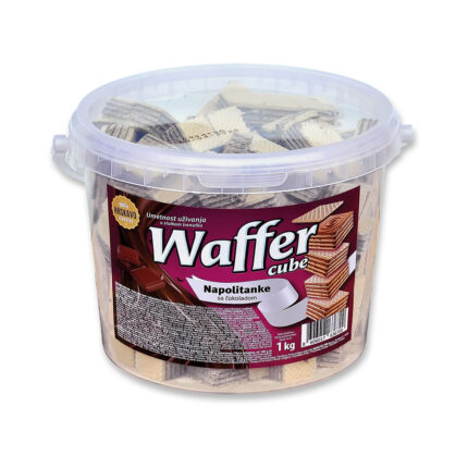 Vafel ?oko kocka 1000g WafferKonditoriVafliWaffer