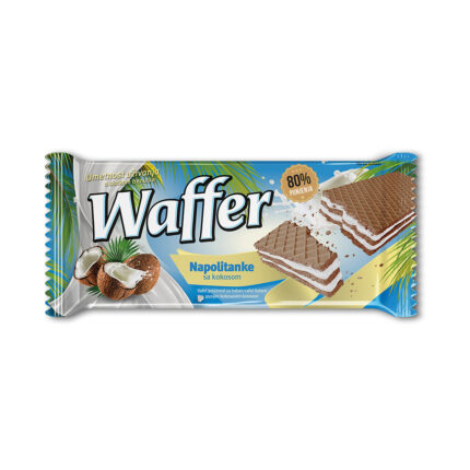 Vafel kokos 170g WafferKonditoriVafliWaffer