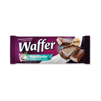 Vafel kokos sa prelivom 145g WafferKonditoriVafliWaffer