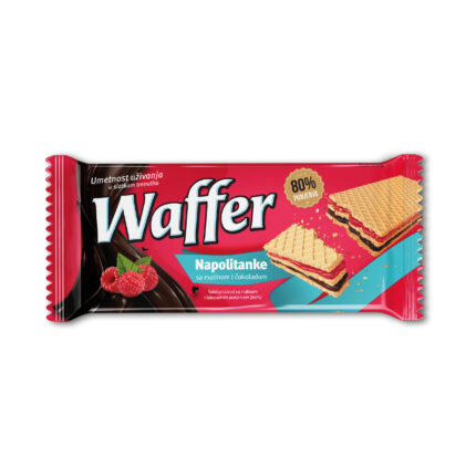 Vafel malina ?oko 170g WafferKonditoriVafliWaffer