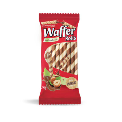 Vafel roleri sa lenikom 140gKonditoriRoleriWaffer