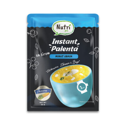 Instant palenta 55g sa sirom Nutri ProInstant proizvodiInstant palentaNutri Pro